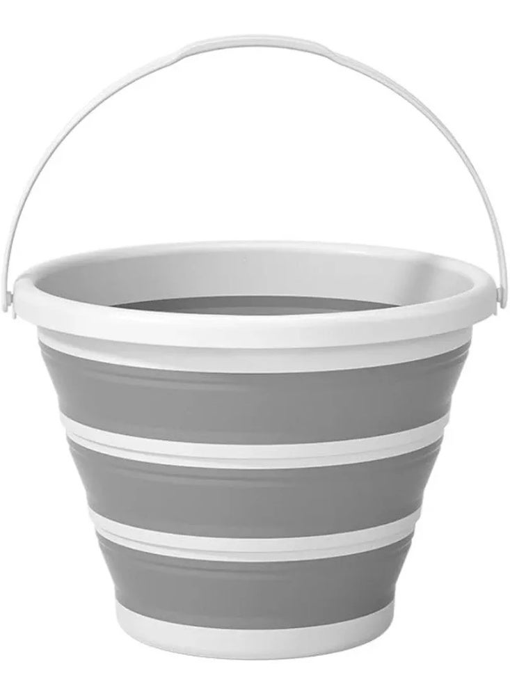 4 in 1 Baby Foldable Bath Tub Set, Temperature Sensing, 4 Pieces, Grey and white - Image 2